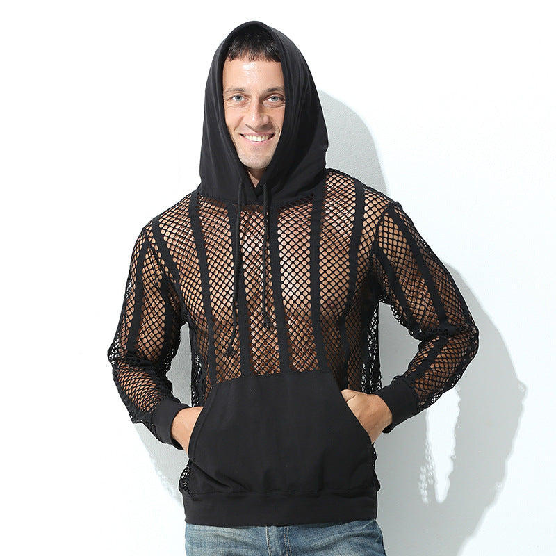 Damen Sportlicher Kapuzenpullover mit Luftmesh von R&B