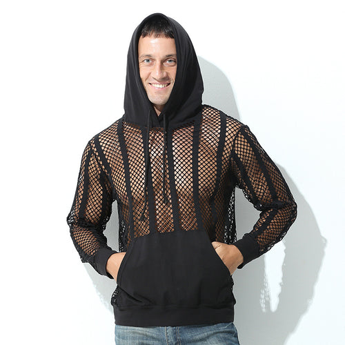 Damen Sportlicher Kapuzenpullover mit Luftmesh von R&B