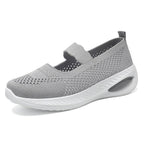 Damen Bequeme und atmungsaktive Sneakers mit elastischem Riemen