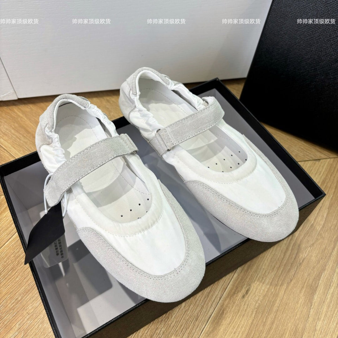 Damen elegante Mary Jane Ballerinas mit verstellbarem Riemchen R&B