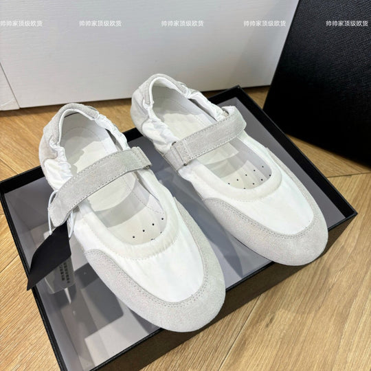 Damen elegante Mary Jane Ballerinas mit verstellbarem Riemchen R&B