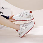 Damen Sportliche Lauf-Sneakers mit atmungsaktiver Mesh-Oberfläche und stabiler Sohle R&B