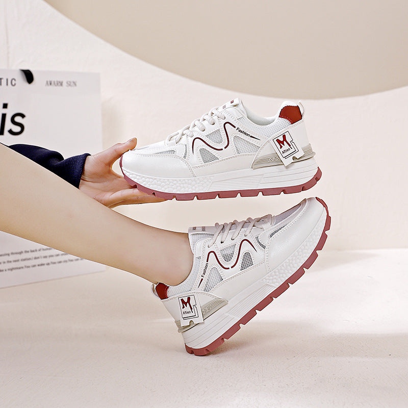 Damen Sportliche Lauf-Sneakers mit atmungsaktiver Mesh-Oberfläche und stabiler Sohle R&B
