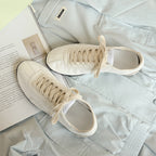 Damen Sportliche Sneakers im minimalistischen Design mit atmungsaktiver Oberflächenstruktur und stabiler Sohle