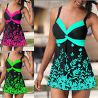 Damen modischer Strandkleid Badeanzug R&B