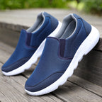 Damen Atmungsaktive Slip-On Freizeitschuhe mit elastischer Sohle