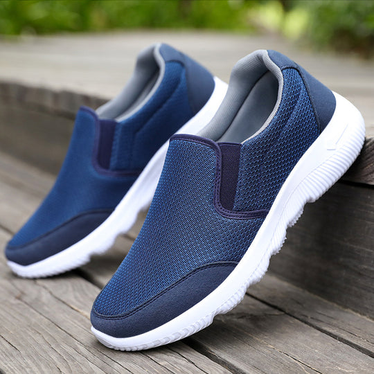 Damen Atmungsaktive Slip-On Freizeitschuhe mit elastischer Sohle R&B