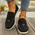 Damen Mokassins mit modischem Design und goldenen Akzenten R&B