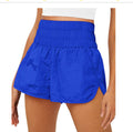 Damen Sportliche Laufshorts mit hohem Taillenbund und elastischem Bündchen R&B
