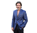 Herren nan taillierter Business-Blazer aus StretchgewR&Be mit Brusttasche und schlanker Silhouette R&B