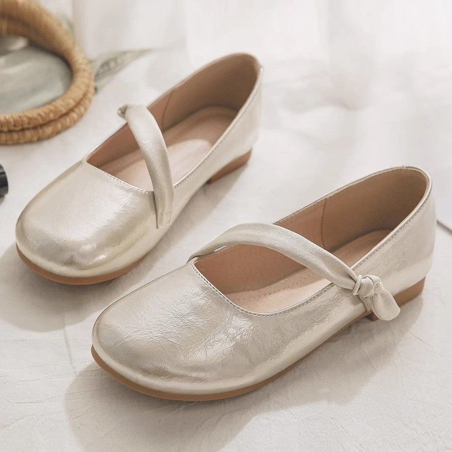 Damen elegante Ballerinas mit modischem Schleifendetail und komfortabler Innensohle R&B