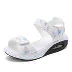 Damen Modische und bequeme Sandalen mit dämpfendem Fußbett