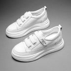 Damen Bequeme Slip-On Sneakers mit elastischen Riemen
