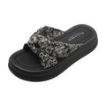 Damen komfortable Riemensandalen mit elegantem Knoten-Design EB