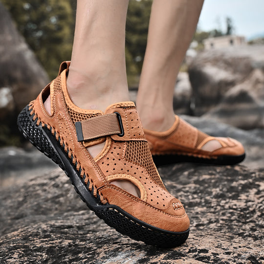 Damen Atmungsaktive Freizeitschuhe mit elastischen Riemen und rutschfester Sohle R&B