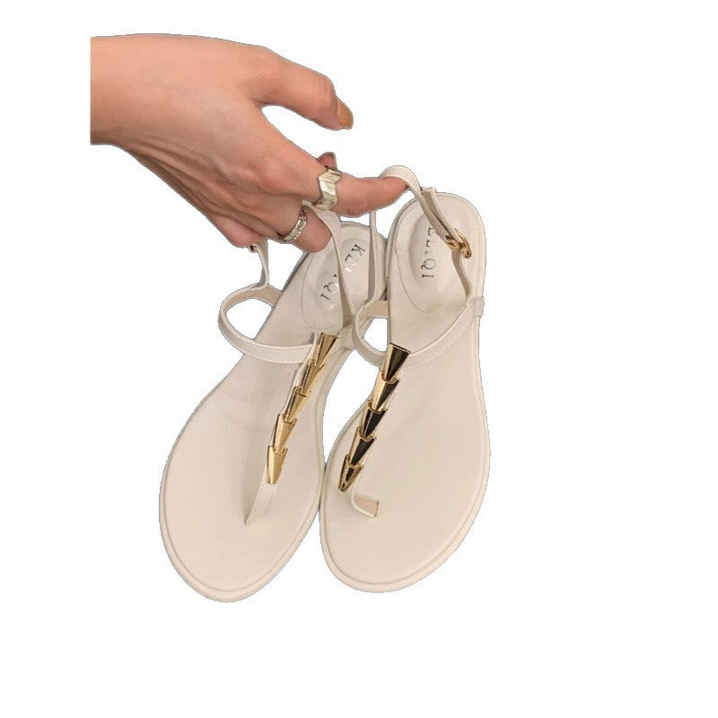 Damen stilvolle Riemchen Sandalen mit glamourösen Details R&B