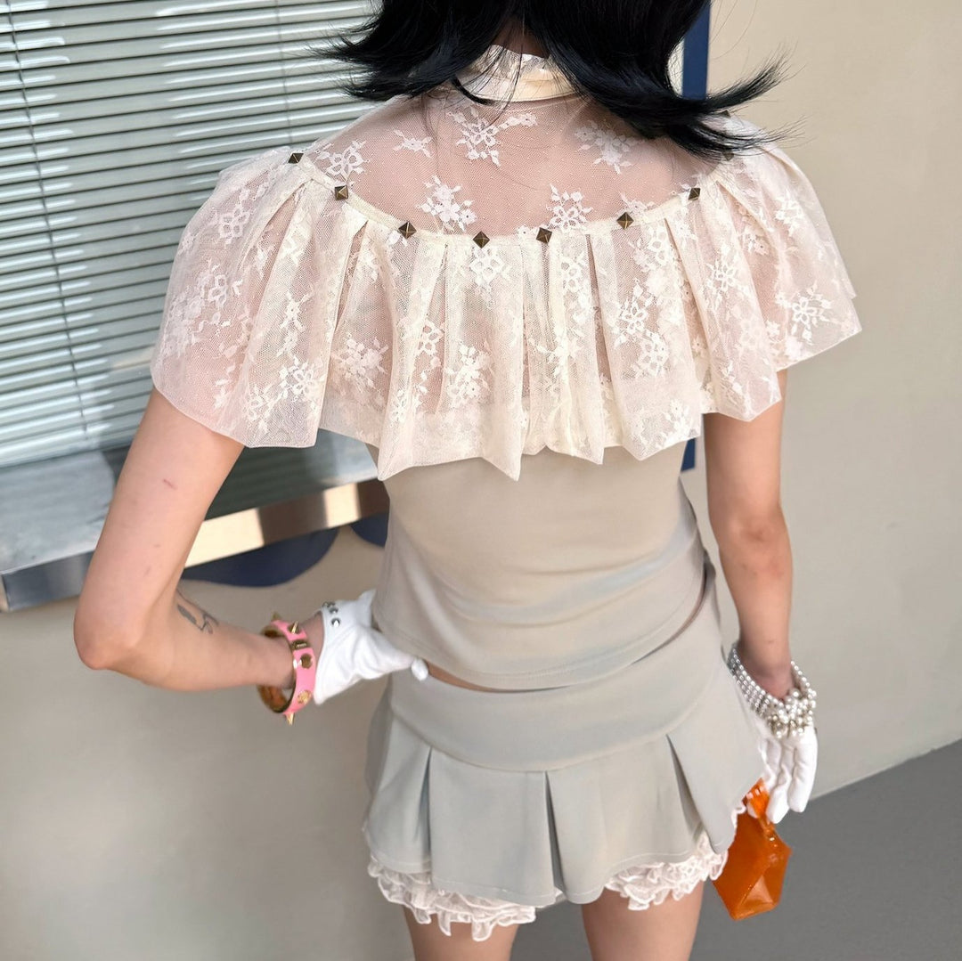 Damen Stilvolles Strapless Top mit glamourösen Verzierungen R&B