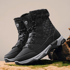 Damen Winterstiefel mit gefüttertem Innenbereich und griffiger Laufsohle