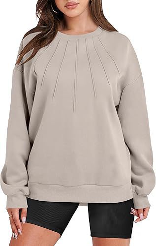 Damen Sweatshirt mit strukturiertem Design und weichem Innenfutter R&B