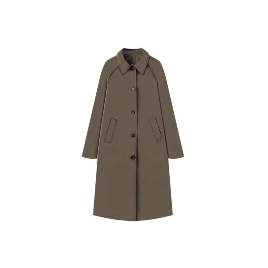 Damen modische Übergangsjacke mit elegantem Stehkragen und praktischen Knopfdetails R&B