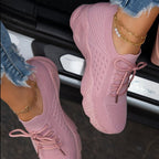 Damen Atmungsaktive Sportschuhe mit elastischem Obermaterial und rutschfester Sohle R&B
