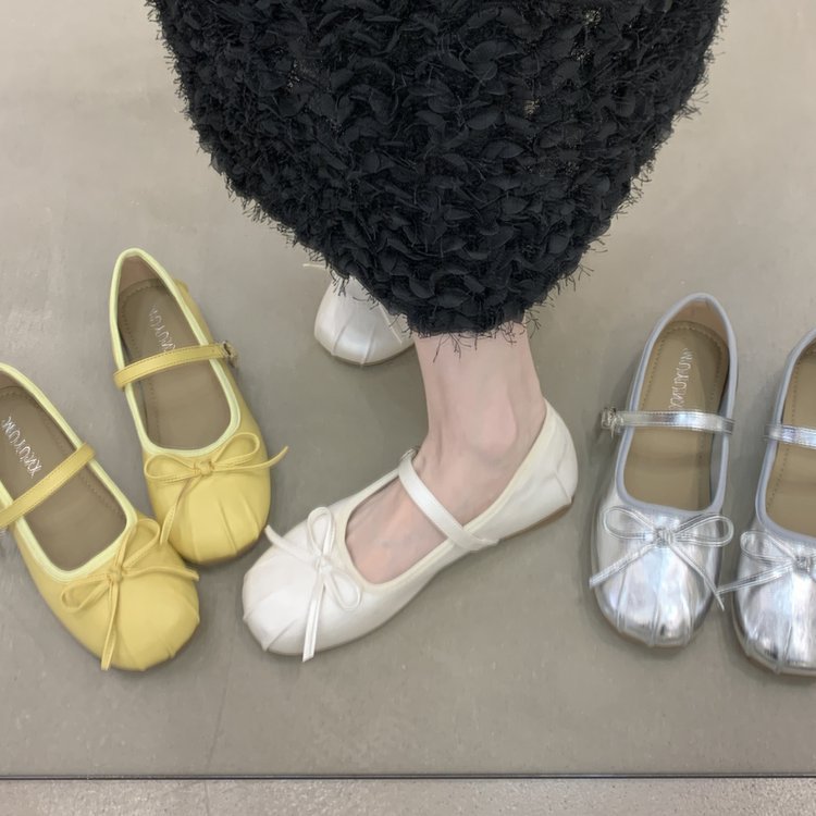 Damen Ballerinas mit dekorativem Riemchen und bequemem Fußbett R&B
