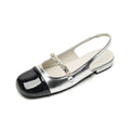 Damen Slingback-Ballerinas mit eleganter Schnallenverzierung