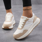 Damen Sportliche Freizeit-Sneaker mit atmungsaktivem Obermaterial und komfortabler Dämpfung