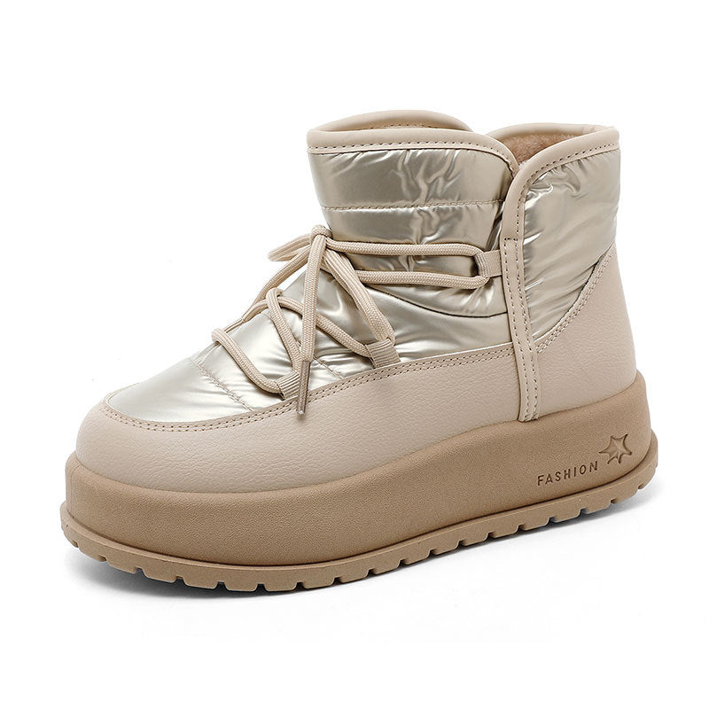Damen Winterboots mit innovativem Isolationsdesign und rutschfester Sohle R&B