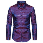 Herren Elegantes Hemd mit einzigartigem Strukturdesign