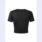 Damen Crop-Top mit auffälligem Schriftzug R&B