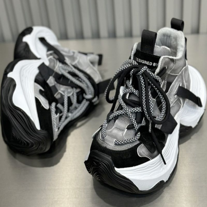 Damen Sportliche Chunky Sneakers mit hohem Komfort und rutschfester Sohle R&B