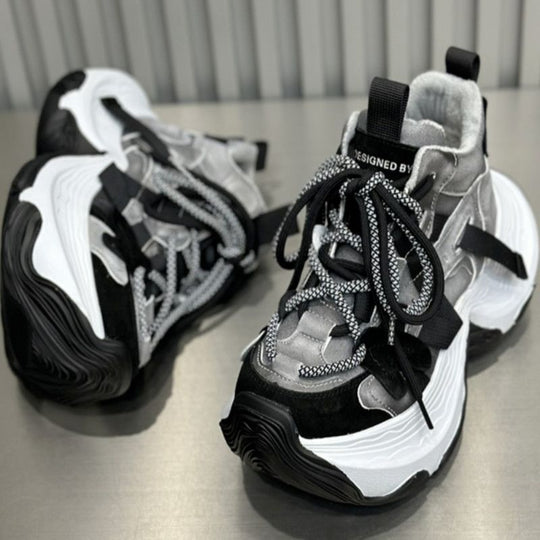 Damen Sportliche Chunky Sneakers mit hohem Komfort und rutschfester Sohle R&B
