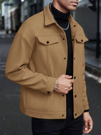 Herren moderne Freizeitjacke im lässigen Schnitt R&B