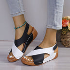 Damen bequeme Sommer-Sandalen mit atmungsaktiver Struktur und rutschfester Sohle R&B