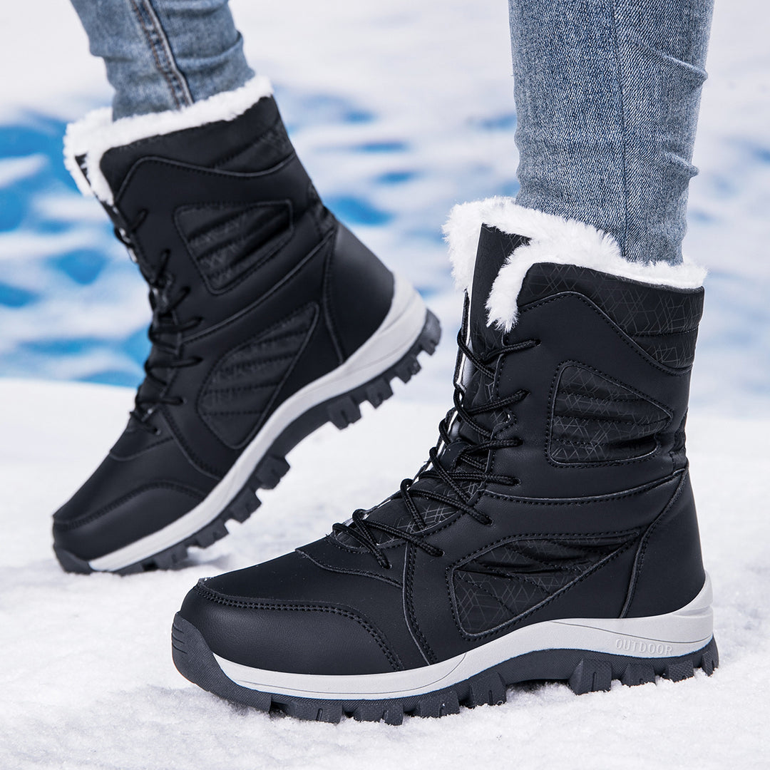 Damen Winterstiefel mit isolierendem Innenfutter und rutschfester Profilsohle R&B