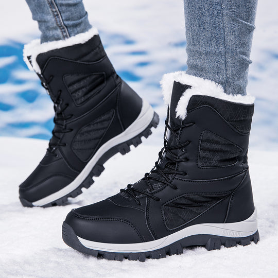 Damen Winterstiefel mit isolierendem Innenfutter und rutschfester Profilsohle R&B