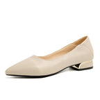 Damen Spitzen Ballerinas mit elegantem Blockabsatz R&B