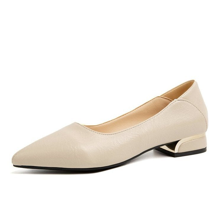 Damen Spitzen Ballerinas mit elegantem Blockabsatz R&B