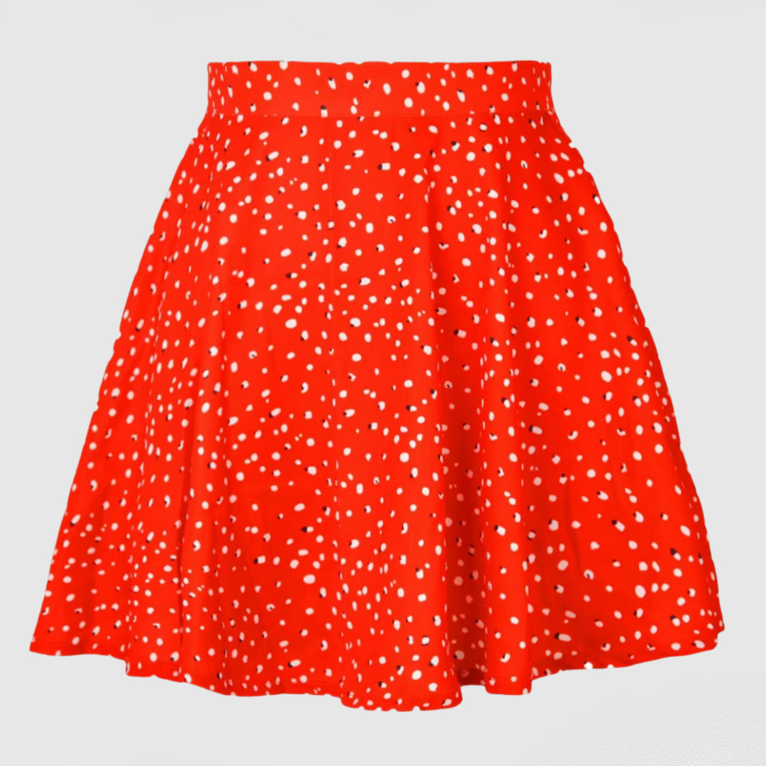 Damen Verspielter A-Linien Rock mit floralem Print R&B