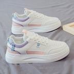 Damen Sportliche Sneaker mit modischem Design und dicker Laufsohle R&B