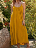 Damen Maxi-Kleid aus leichtem Chiffon mit trägerlosem Design R&B