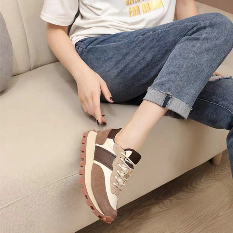 Damen Sportliche Freizeitsneakers mit rutschfester und atmungsaktiver Sohle
