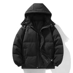 Damen isolierte Steppjacke mit Kapuze und hohem Kragen
