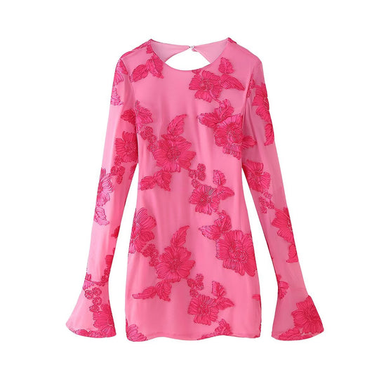 Damen Blusentop mit floraler Spitze und eleganter Rückenausschnitt R&B