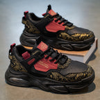 Damen Sportliche Sneaker mit modernem grafischen Muster und atmungsaktiver Sohle
