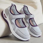 Damen Atmungsaktive Freizeit-Schuhe mit verstellbarem Klettverschluss R&B