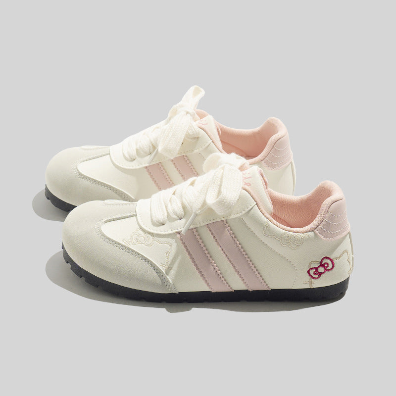 Damen Trendige Sneakers mit verspieltem Hello Kitty Motiv und rutschfester Sohle R&B