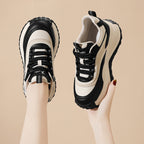 Damen trendige Plattform-Sneaker mit dämpfender Sohle R&B