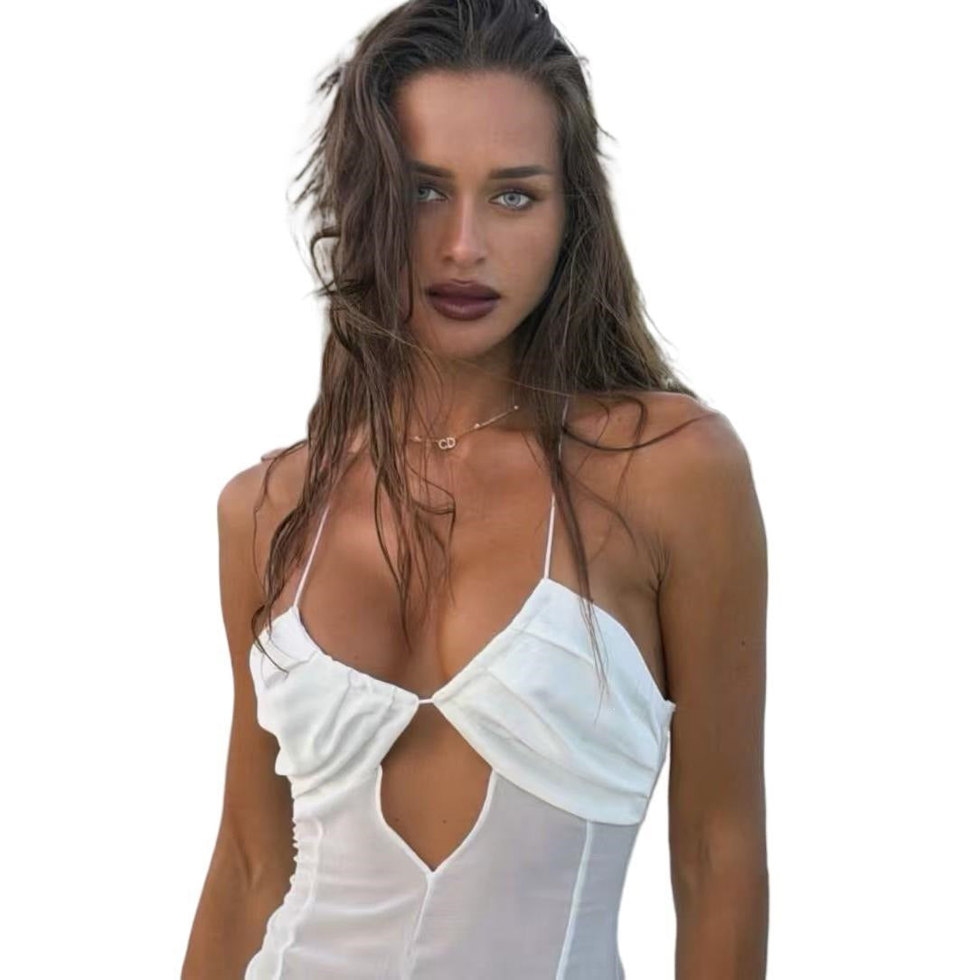 Damen Maxikleid mit verführerischen Cut-Outs von R&B